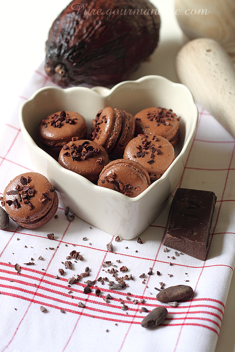 Macarons au chocolat - Pure Gourmandise