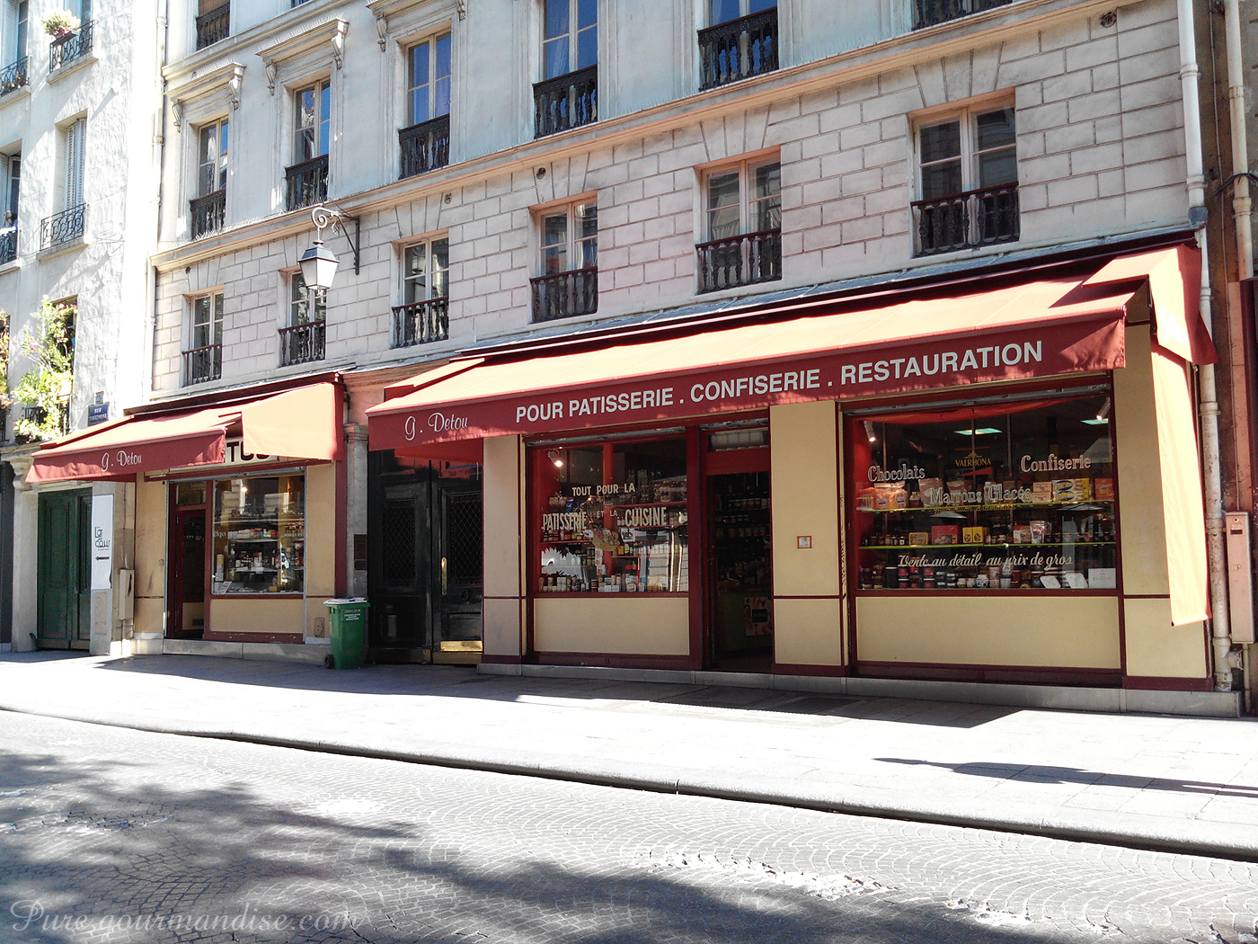 Boutique G. Detou à Paris - Pure Gourmandise