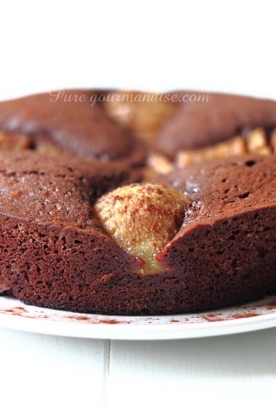 Fondant au chocolat à la poire - Pure Gourmandise