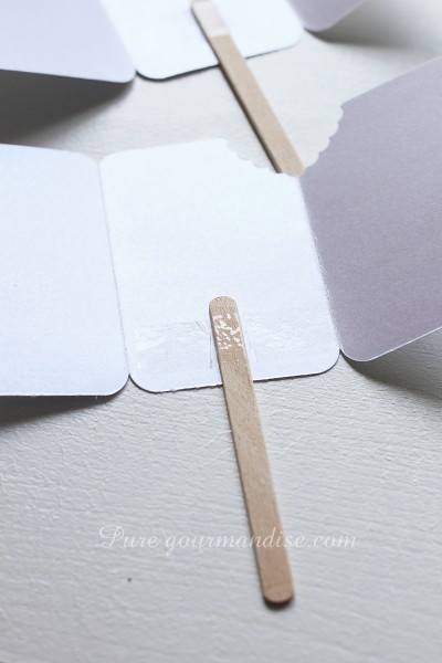 DIY Carte anniversaire glace