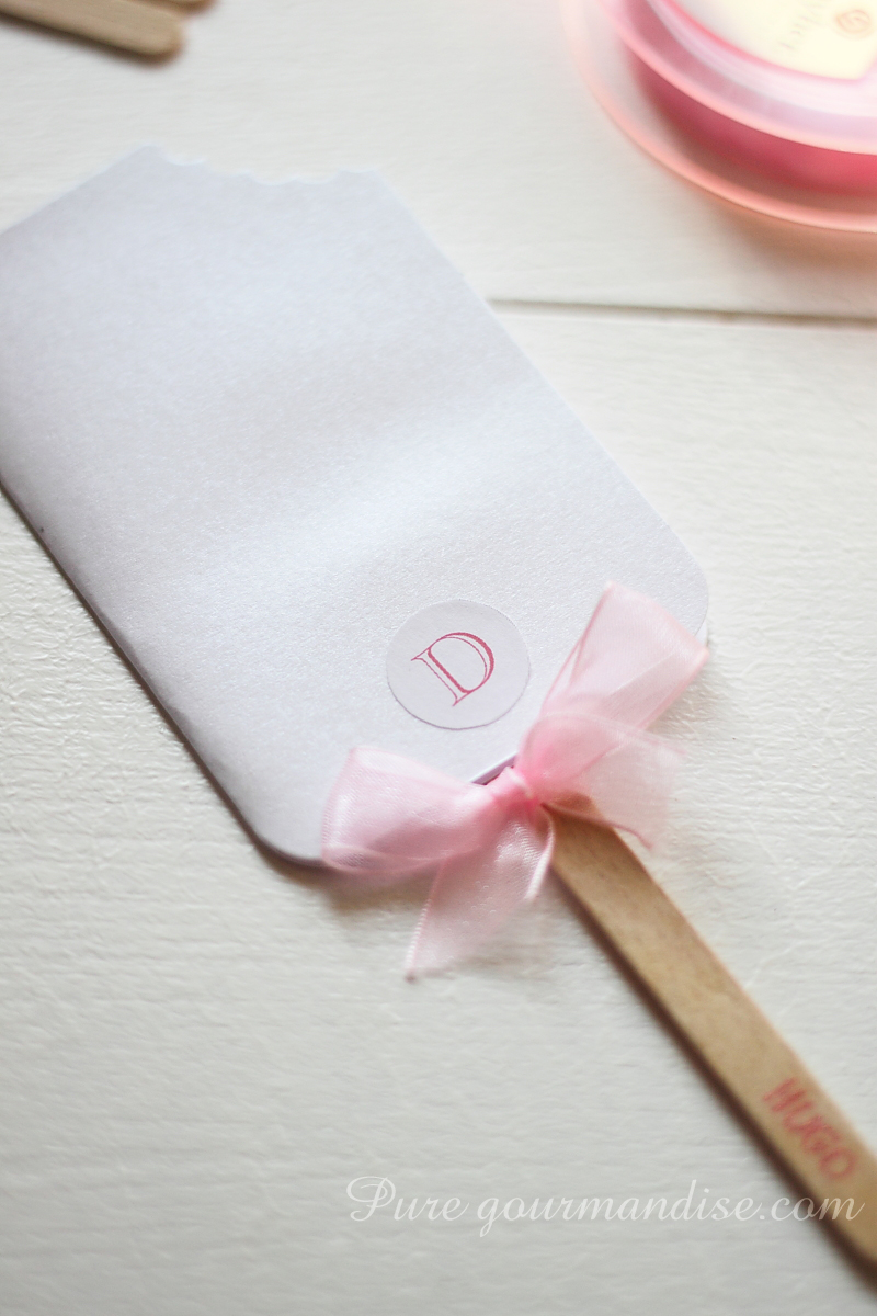 DIY Carte anniversaire glace