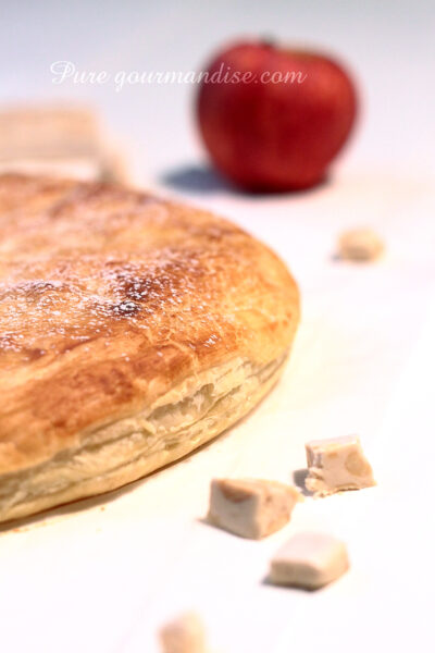 Galette des rois pomme amande nougat - Pure Gourmandise