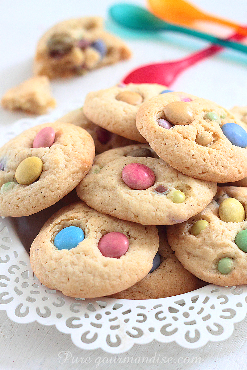 Cookies aux Smarties - Pure Gourmandise