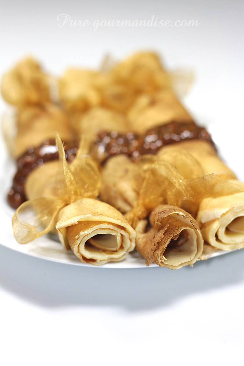 Crêpes bonbons à la crème de Snickers - Pure Gourmandise