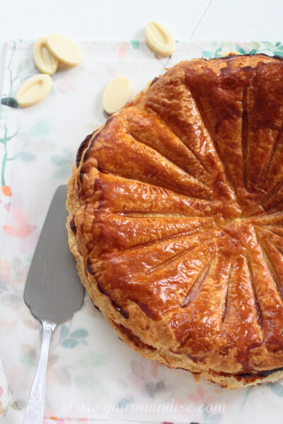 Galette des rois au chocolat blanc - Pure Gourmandise