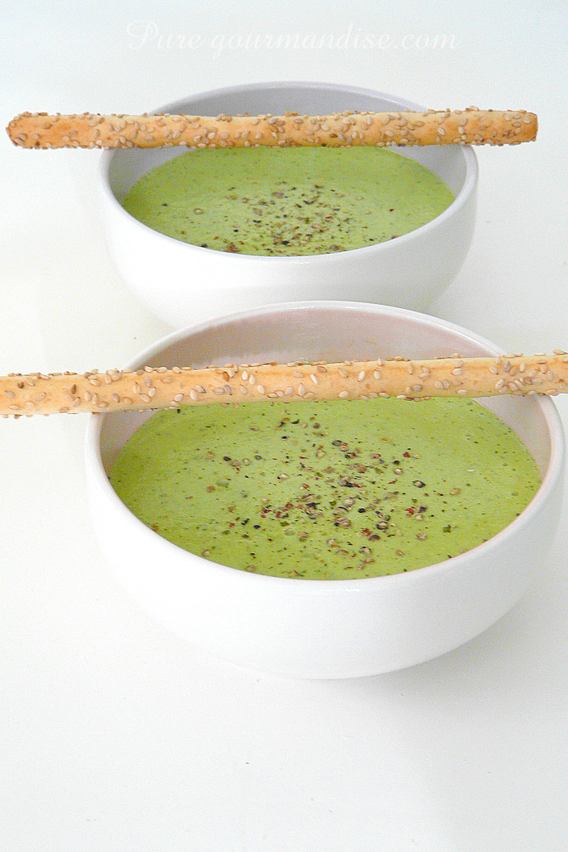 Velouté de concombre à la menthe - Pure Gourmandise