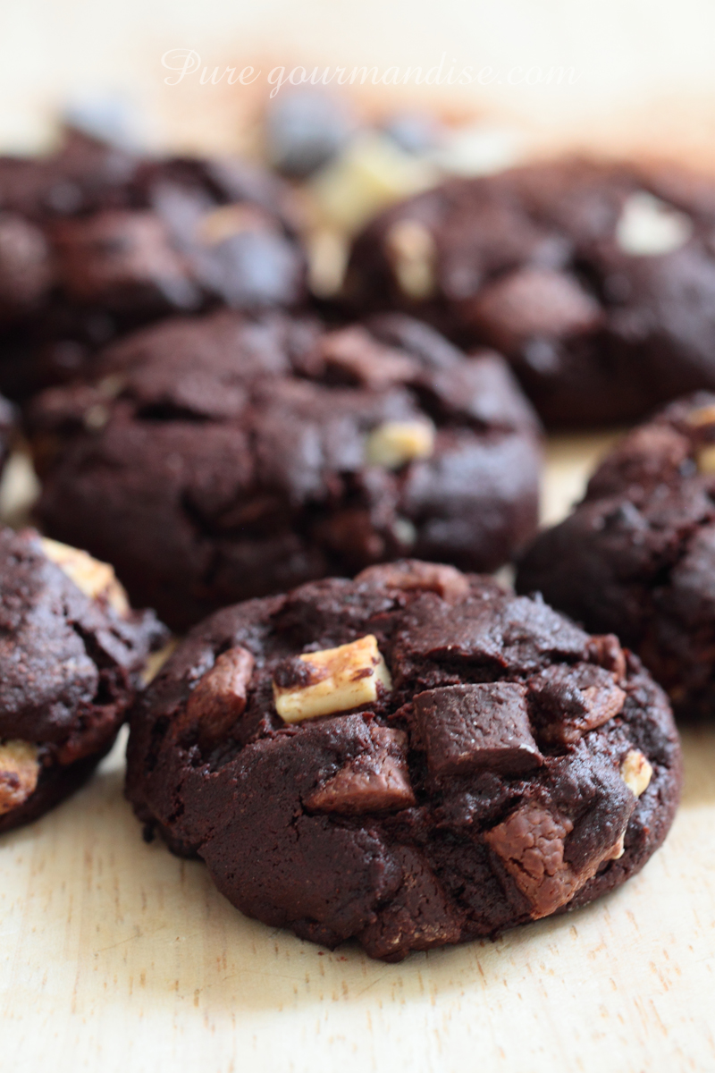 Cookies aux 3 chocolats - Pure Gourmandise