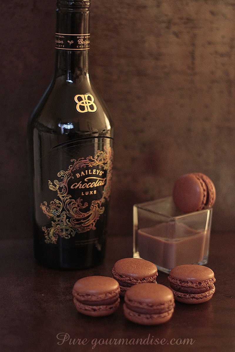 Macarons au Bailey's chocolat luxe - Pure Gourmandise