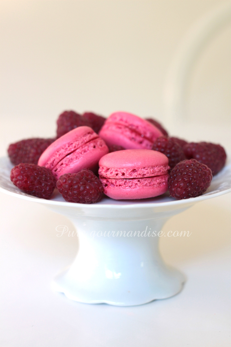 Macarons à la framboise - Pure Gourmandise