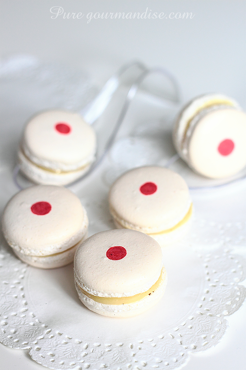 Macarons yuzu gingembre - Pure Gourmandise