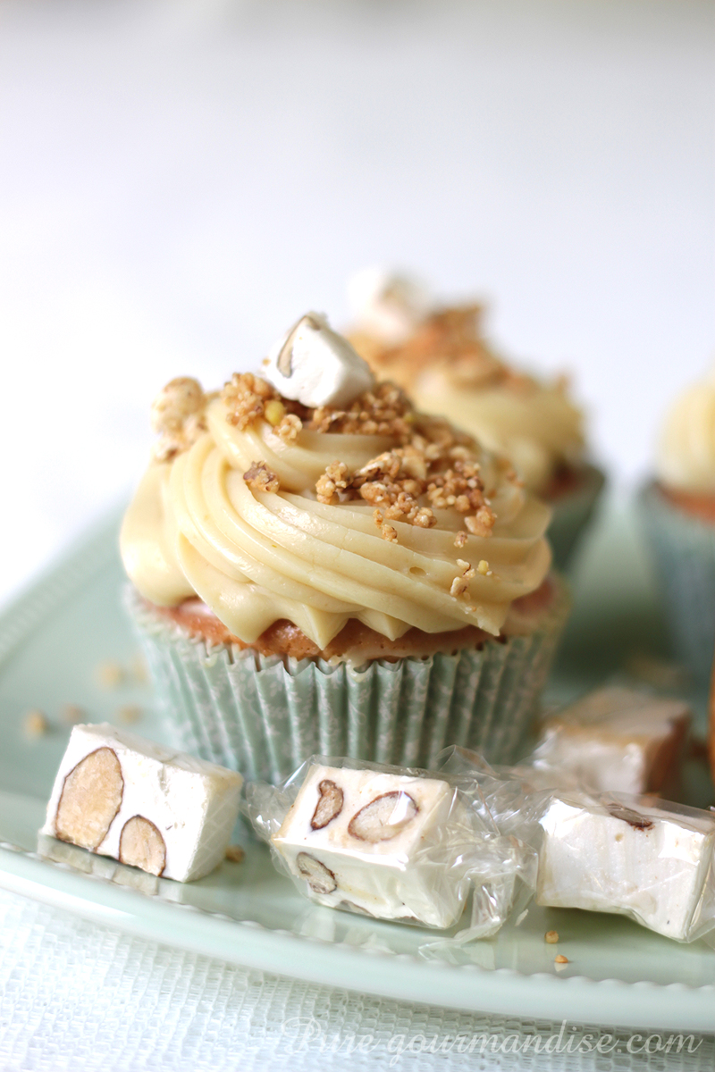 Cupcakes au nougat - Pure Gourmandise