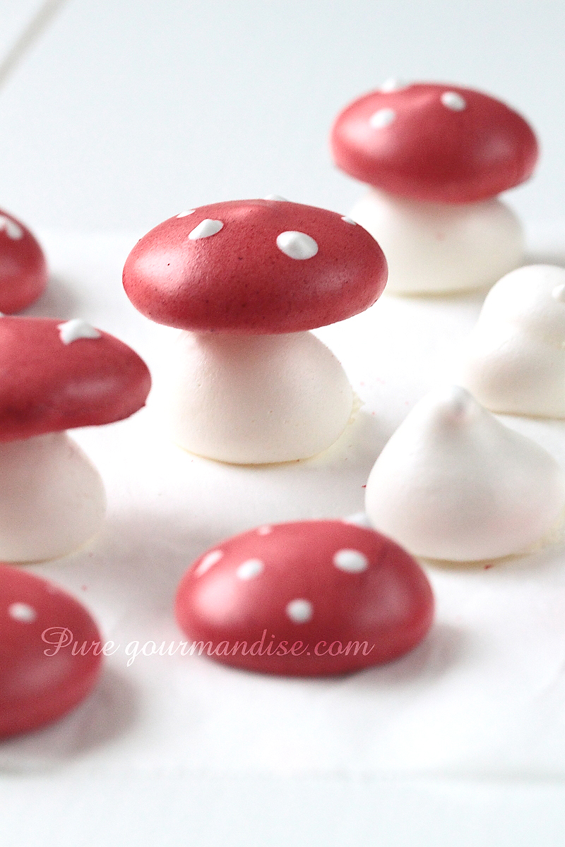 Meringues champignons - Pure Gourmandise