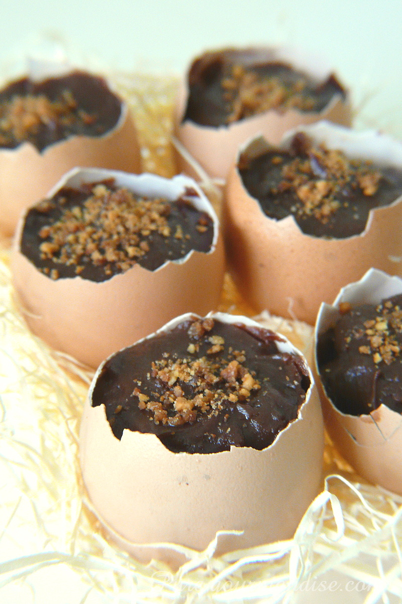 Oeufs de Pâques en crème de Carambar - Pure Gourmandise