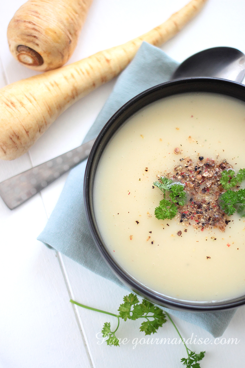 Velouté de panais à la moutarde - Pure Gourmandise