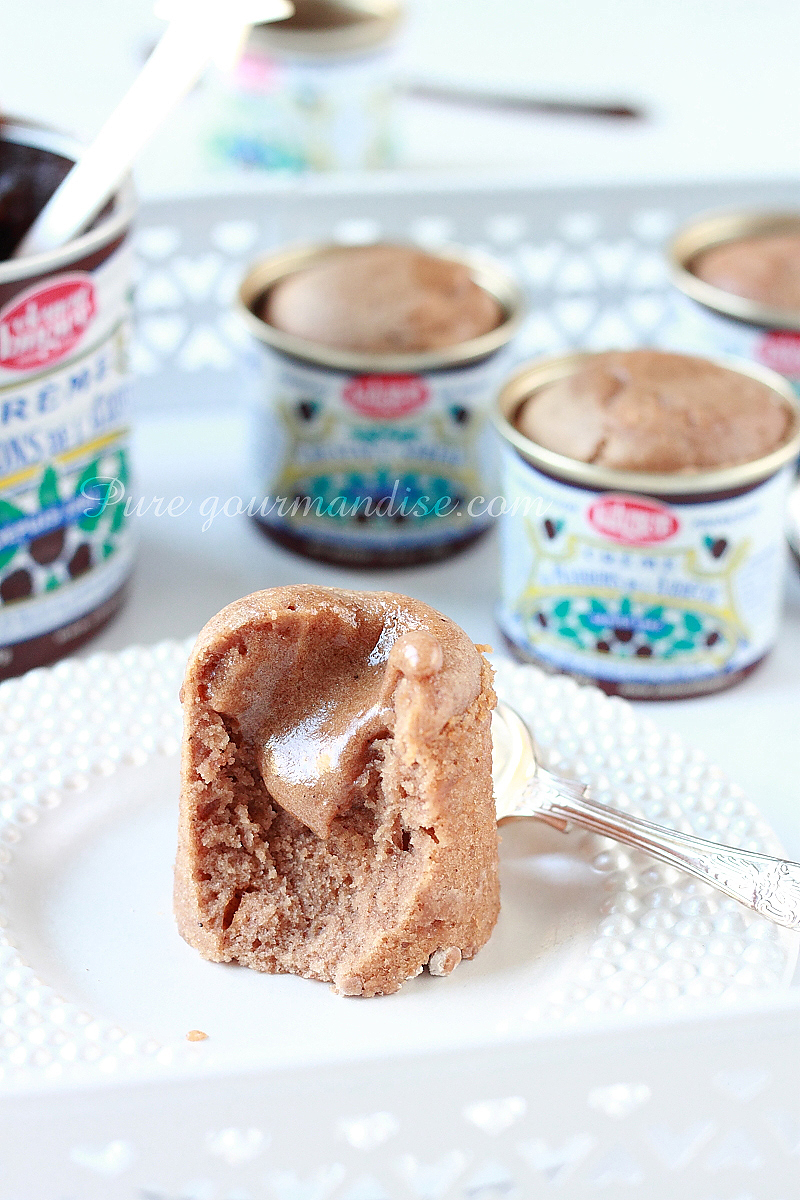 Fondants au coeur coulant de crème de marrons - Pure Gourmandise