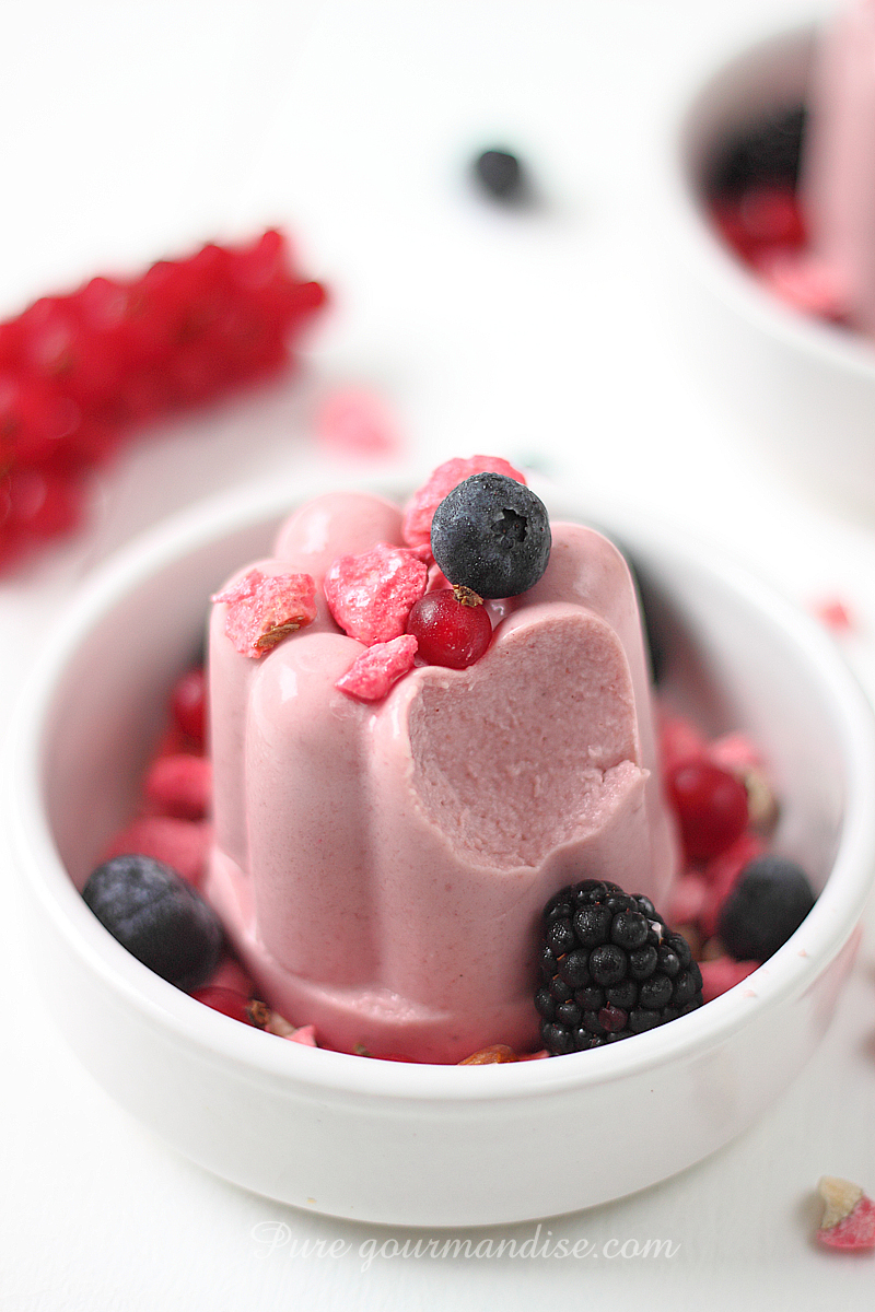 Panna cotta aux fruits rouges - Pure Gourmandise