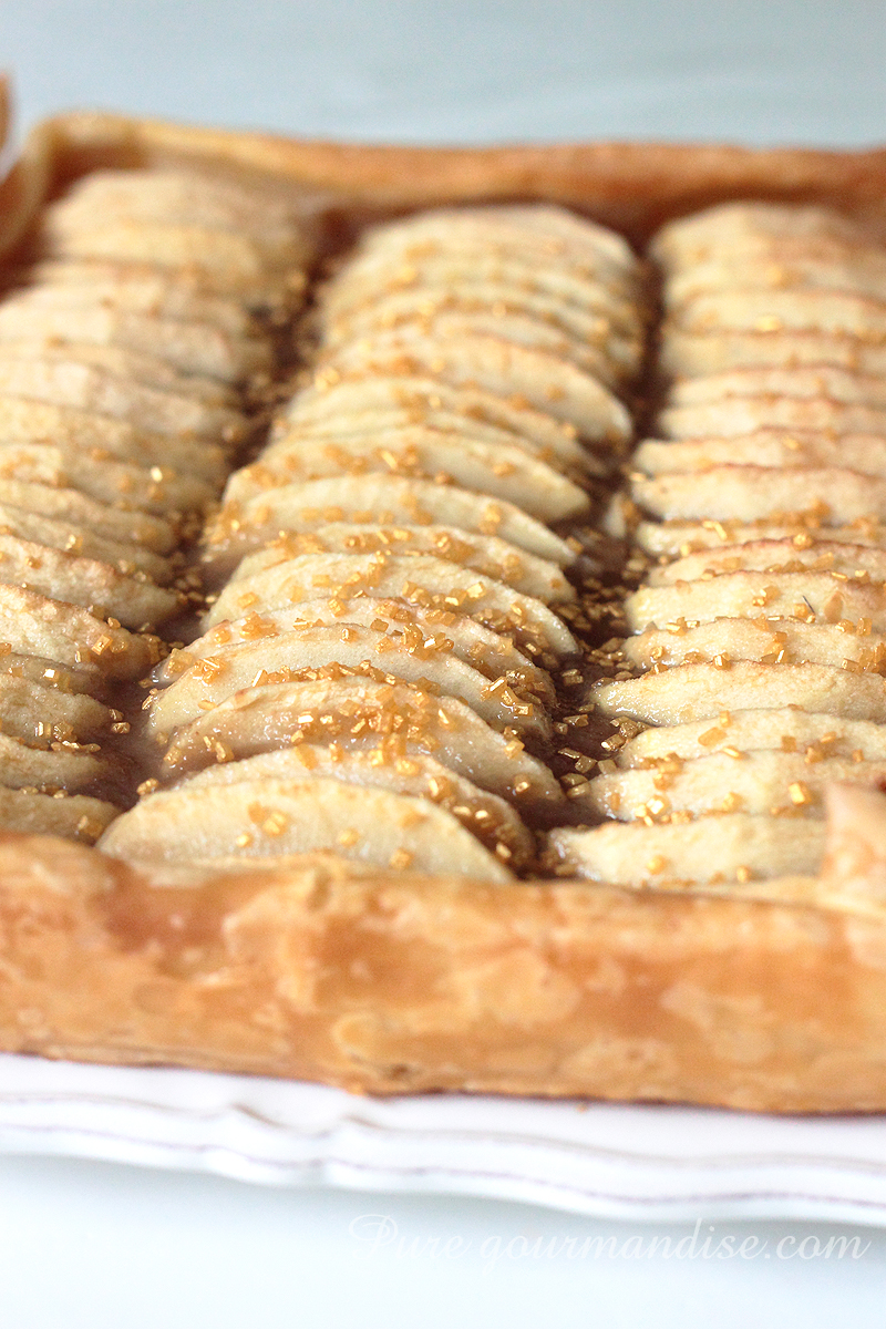 Tarte feuilletée aux pommes - Pure Gourmandise