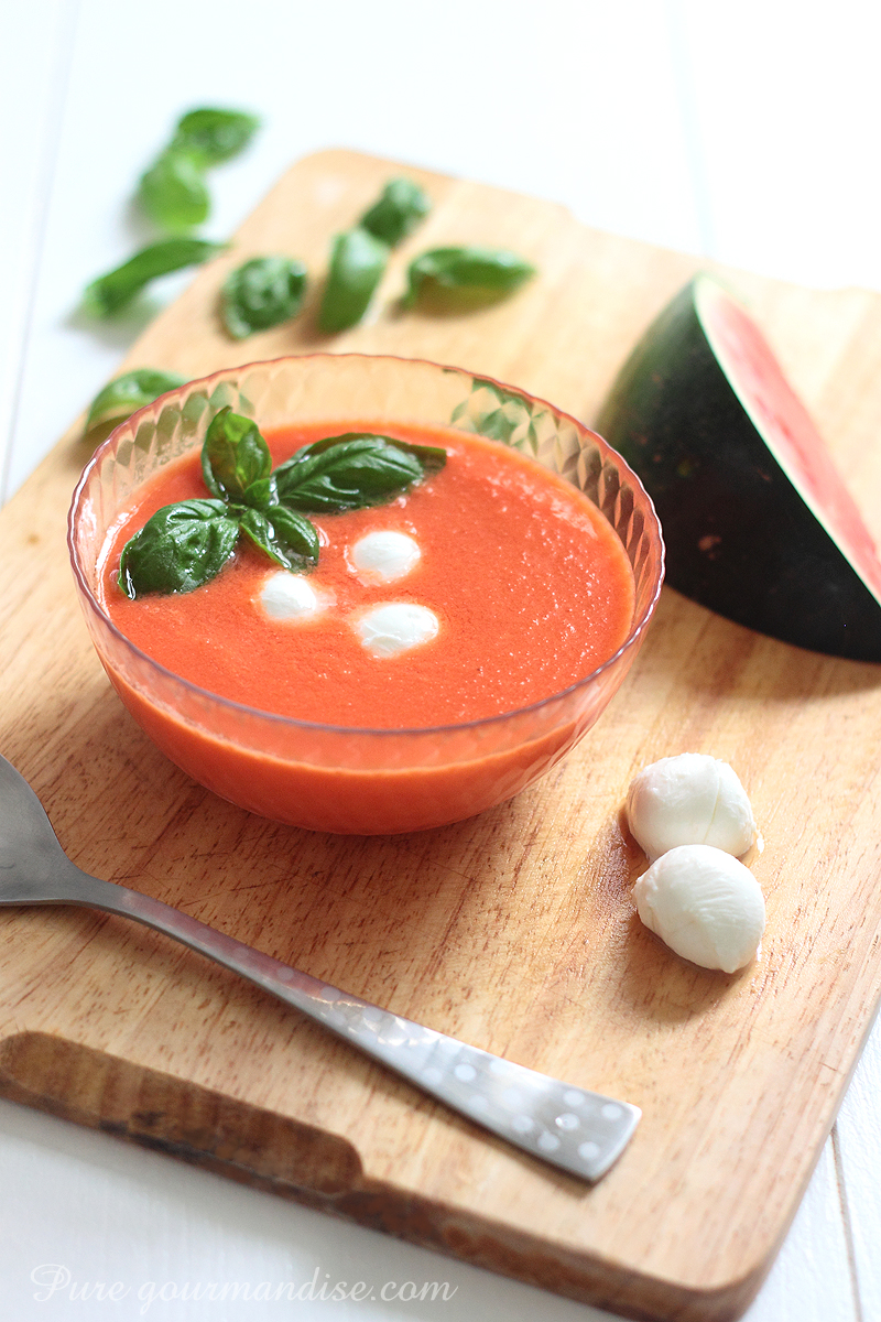 Gaspacho à la pastèque - Pure Gourmandise