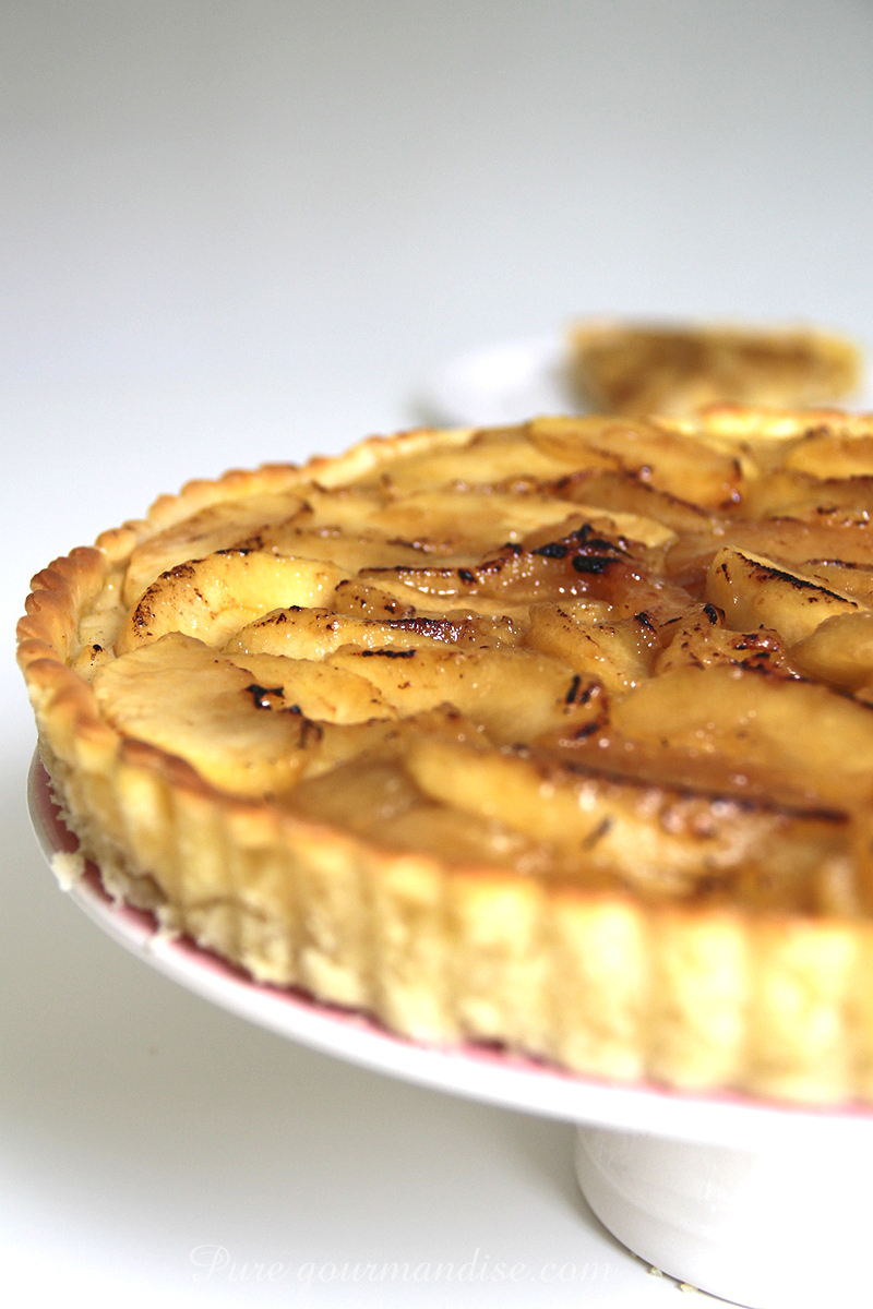 Tarte aux pommes à la crème brûlée - Pure Gourmandise