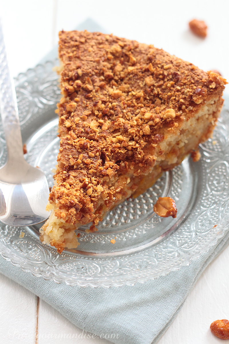 Gâteau fondant aux mirabelles et aux chouchous caramélisés - Pure Gourmandise