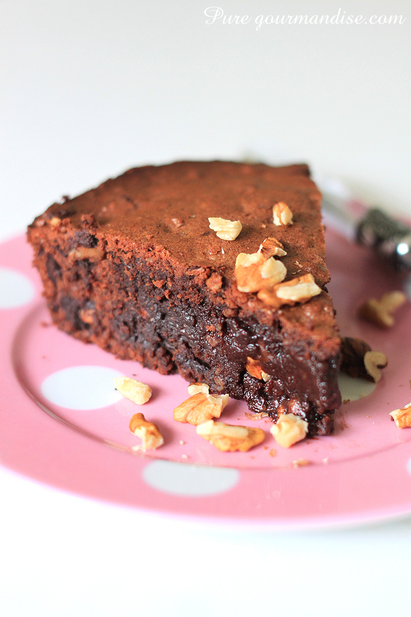 Fondant au chocolat et aux noix - Pure Gourmandise