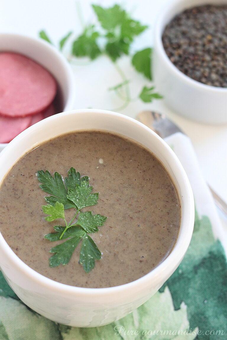 Velouté de lentilles vertes du Puy - Pure Gourmandise