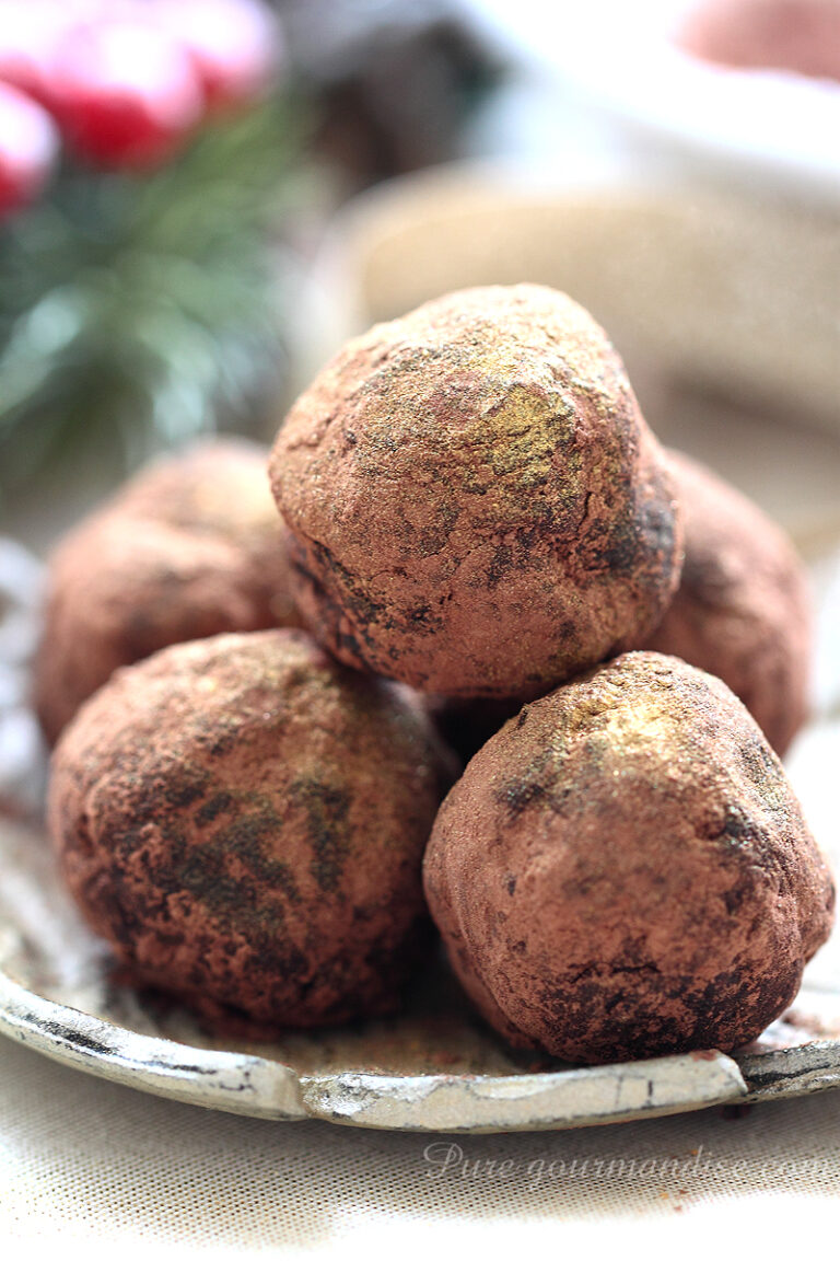 Truffes au chocolat et au thé - Pure Gourmandise