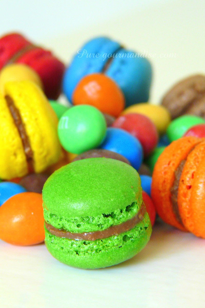 Macarons aux m&m's - Pure Gourmandise