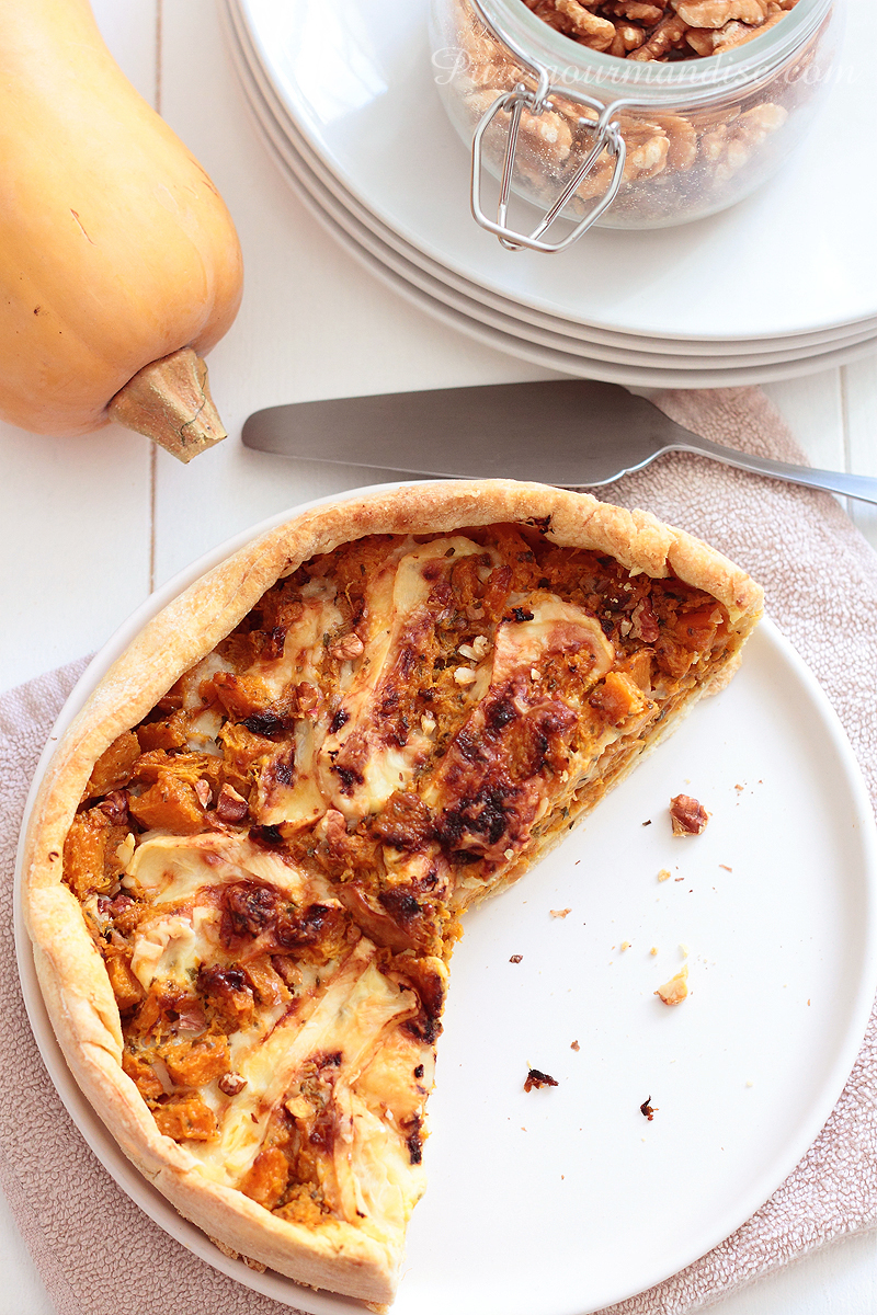 Tarte butternut reblochon - Pure Gourmandise